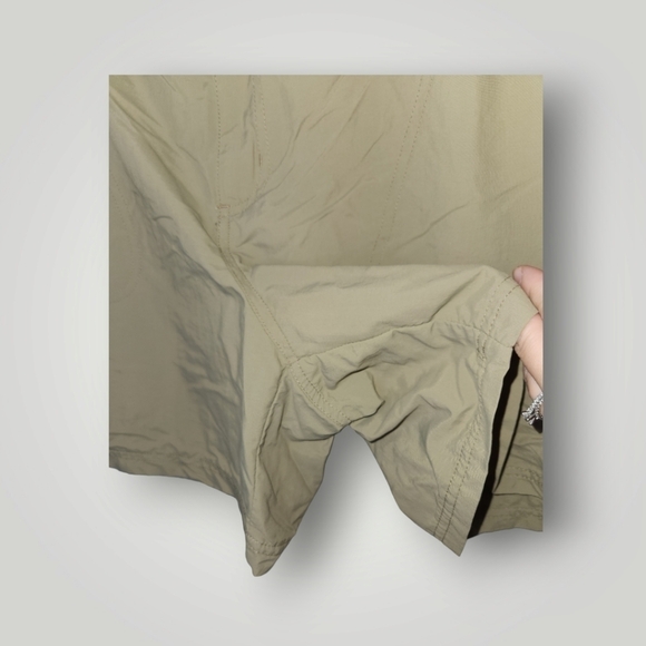 Columbia Sandy River Khaki Nylon Cargo Outdoor Shorts Women's Size X-lar… - Picture 12 of 15
